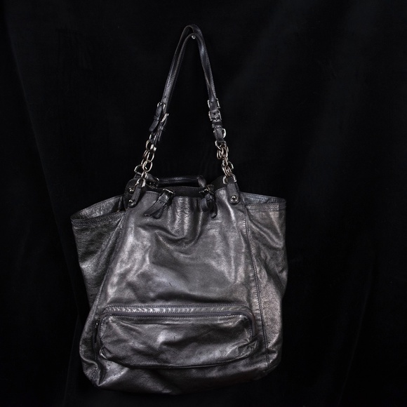 Dolce & Gabbana Handbags - Dolce and Gabbana Miss Pocket Metallic Leather